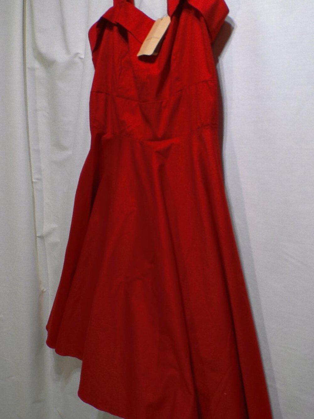 Maggie Tang Sundress Plus 3XL Red Retro Pin UP - Picture 3 of 8